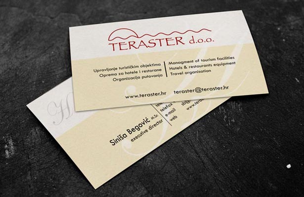 Izrada vizitki na obostranom papiru